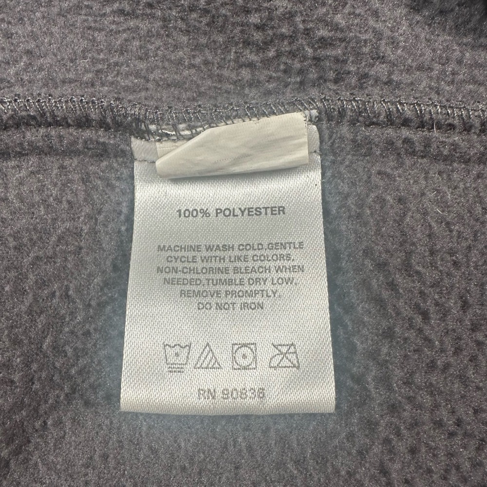 Joes USA Mens Fleece Vest Charcoal Gray Full Zip Sleeveless Jacket Large F219 - Picture 6 of 8
